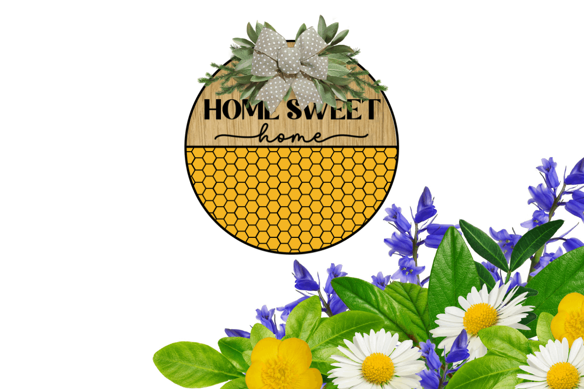 Sunflower Door Round Signs PNG Bundle